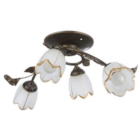 Люстра потолочная флористика E14 40W BR (LK-148C/4)