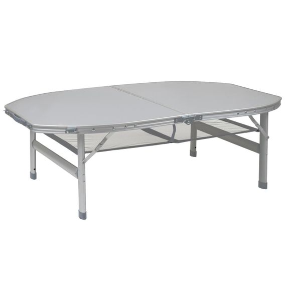Стіл Bo-Camp Premium Oval 120x80 cm Grey (1404420) | Зображення 1