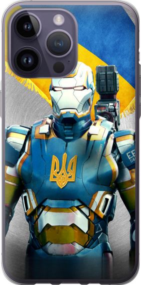 Чехол на iPhone 14 Pro Max Украинский киборг "980u-2667-17620"