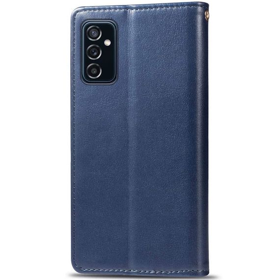 Шкіряний чохол-книжка GETMAN Gallant (PU) для Samsung Galaxy M34 5G Штучна шкіра, Слот для візитки, Синій | Зображення 2