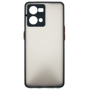 Чехол для мобильного телефона Dengos Matte OPPO Reno 7 (black) (DG-TPU-MATT-111) - Топ Продаж!