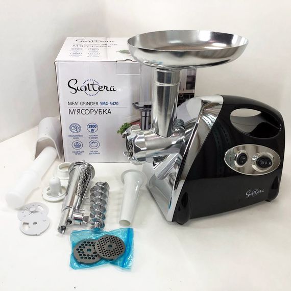 Мясорубка для помидоров SMG-5420B 1800Вт, Электромясорубка, Мясорубка VX-802 для мяса | Зображення 9