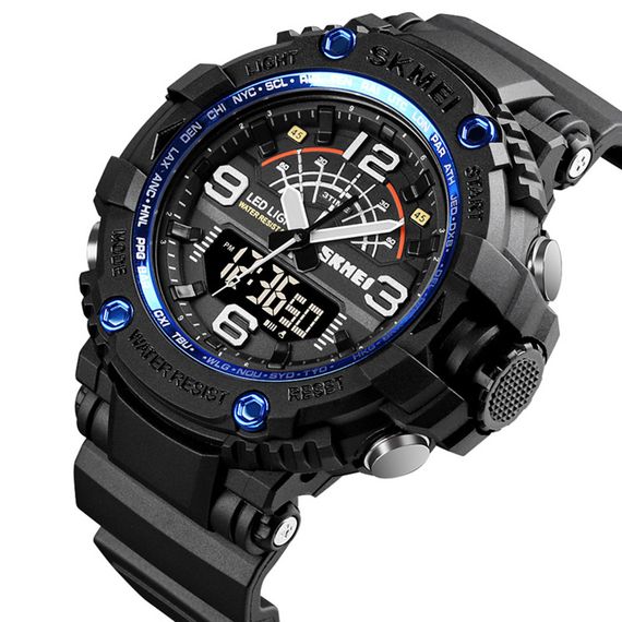Чоловічий годинник Skmei 1617BU blue | Зображення 1