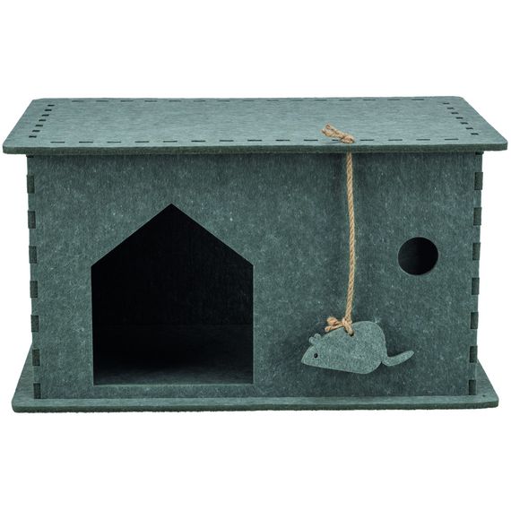 Будиночок Trixie Lene для котів фетр 54х30х35 см сірий | Зображення 7