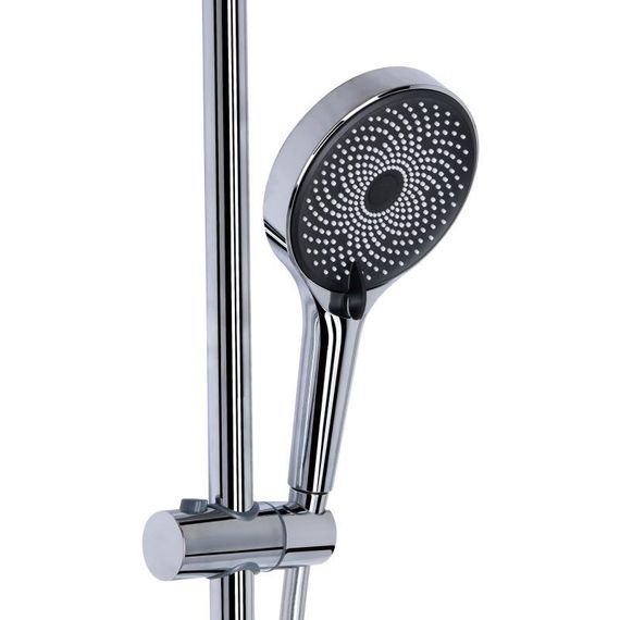 Душова система універсальна Qtap Slavonice на три споживача (з виливом) QTSLA111CRM45904 Chrome | Зображення 3