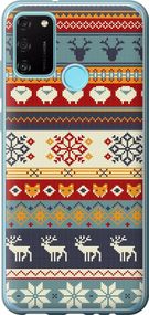 Чехол на Huawei Honor 9A Рождественский орнамент "3303u-1900-17620"
