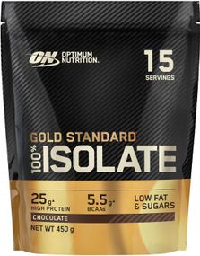 Протеїн Optimum Nutrition Gold Standard 100% Isolate 450 г, Chocolate