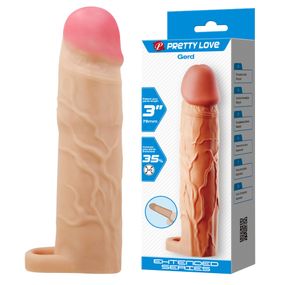 Насадка  на пеніс PRETTY LOVE Gerd Flesh, Extend your penis lenghth 3'' (76mm)