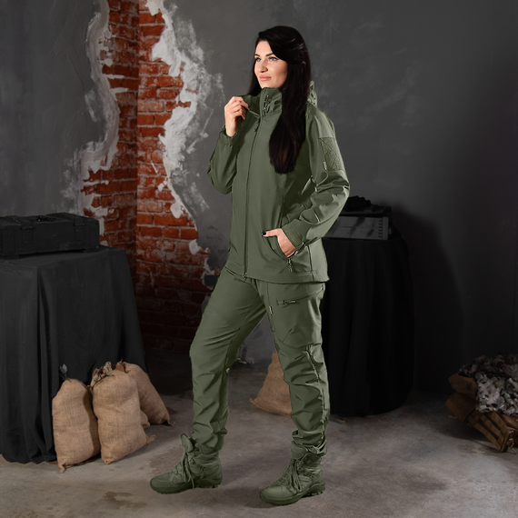 Штани Pani SoftShell Олива (8485), 2XL | Зображення 1