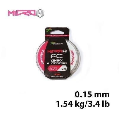 Флюорокарбон Intech Интеч Micron FC 12м 0.15mm 1.54kg / 3.4lb