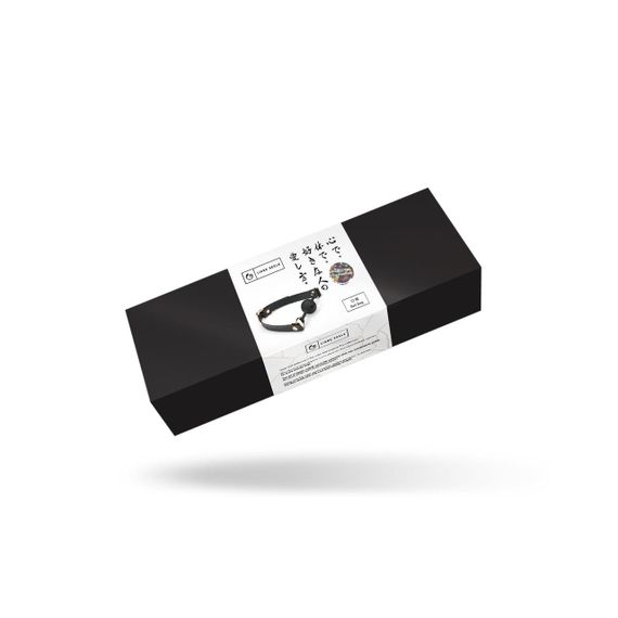 Кляп Liebe Seele Black Organosilicon Ball Gag Sex Aura | Зображення 5