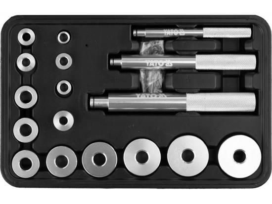 Засоби для встановлення підшипників і ущільнювачів YATO Польша : 17 елементів YT-25415