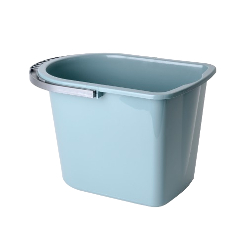 Відро прямокутне 14л пластик сизо-блакитний Алеана