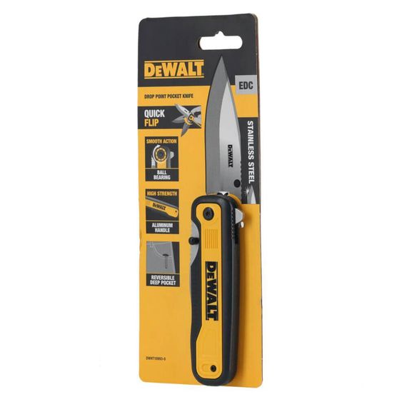 Ніж складаний з довжиною леза 84 мм DeWALT DWHT10993-0 | Зображення 7