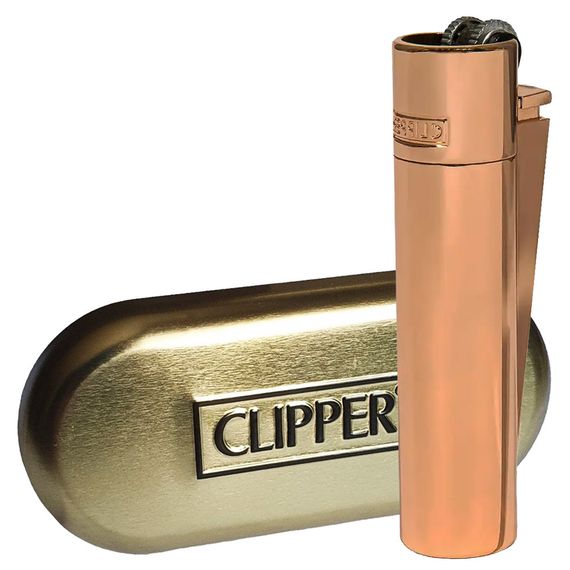 Запальничка У металевому корпусі Metal Clipper Lighter Rose Gold