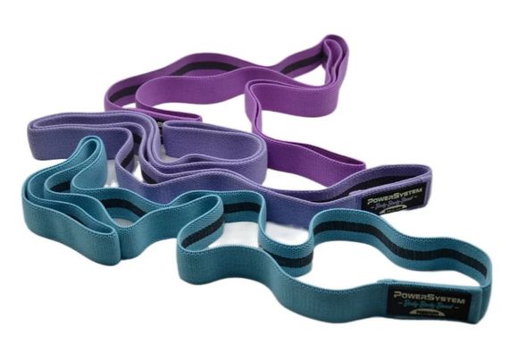 Набір тканевих гумок Power System PS-4129 Booty Band Set Long 3 шт (4129MX-9) | Зображення 4