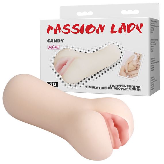 Мастурбатор вагіна BAILE Passion Lady Candy, реалістичний, 13,7 см Sex Aura