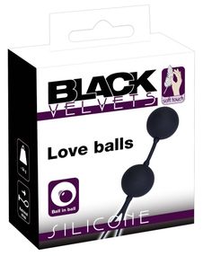 Вагинальные шарики - Black Velvets Love Balls sexstyle