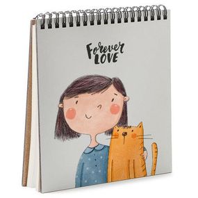 Скетчбук Forever love 17x18 см (BDK_18L012)
