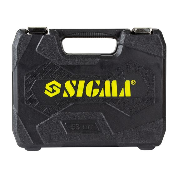 Набір насадок торцевих і біт Sigma 1/4" 53 шт CrV (6003521) | Зображення 1