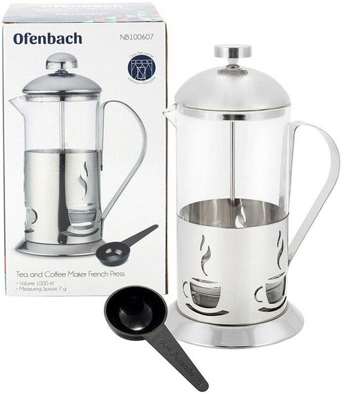 Френч-прес Ofenbach Tea Time 1000мл з мірною ложкою | Зображення 5
