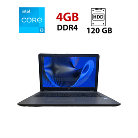 Ноутбук HP 250 G6 / 15.6" (1920x1080) TN / Intel Core i3-6006U (2 (4) ядра по 2.0 GHz) / 4 GB DDR4 / 120 GB SSD / Intel HD Graphics 520 / WebCam б/в