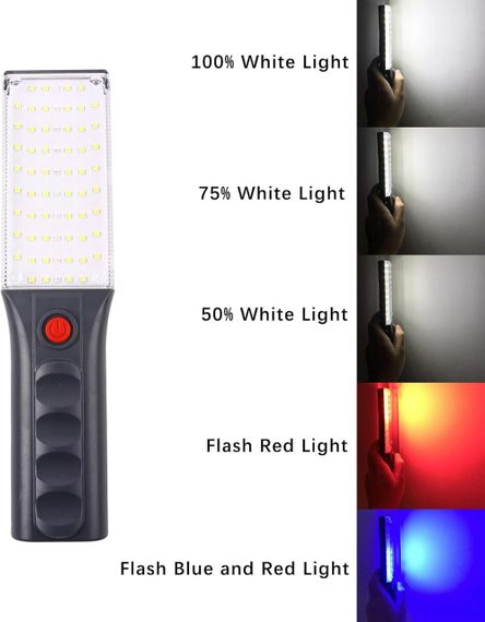 Портативный светодиодный фонарик TORCH ZJ-1258 с крючком для подвешивания | Светодиодный фонарик ZJ-1258 | Зображення 5