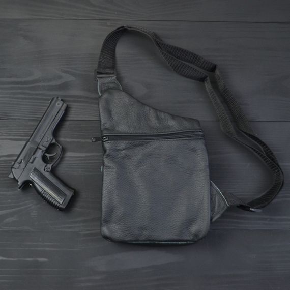 Сумка кобура наплічна | Чоловіча сумка-слінг тактична плечова | Сумка через KE-997 плече месенджер | Зображення 5