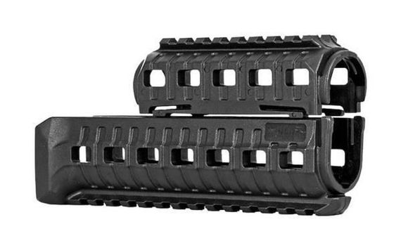 Цівка АК47/74 жаростійка M-LOK з 2 планками пікатіні DLG-Tactical + рукоятка чорна | Зображення 1