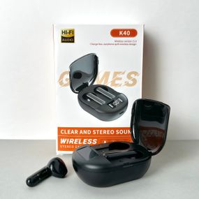 Бездротові навушники К40 series, EarBuds, Smart Case (Чорний)