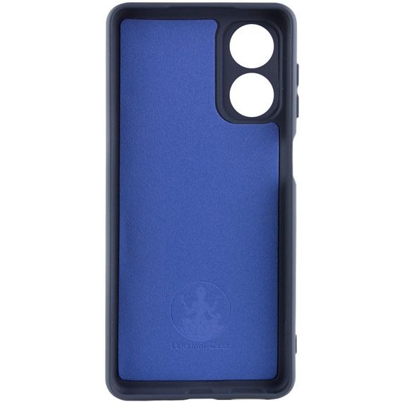 Чохол Silicone Cover Lakshmi Full Camera (A) для Oppo A17 Синій / Midnight Blue | Зображення 1