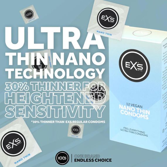 Презерватив - EXS Nano Thin Condom, 1 шт. | Зображення 1