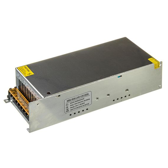 Блок живлення 500W-IP20 12V (243х125х66мм)  (L*W*H)
