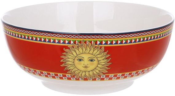 Салатник порцеляновий Sicilia "Sole" 1600мл (Сонце)