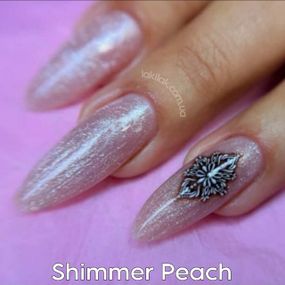 Гель для наращивания ногтей Польша Shimmer Peach 30мл