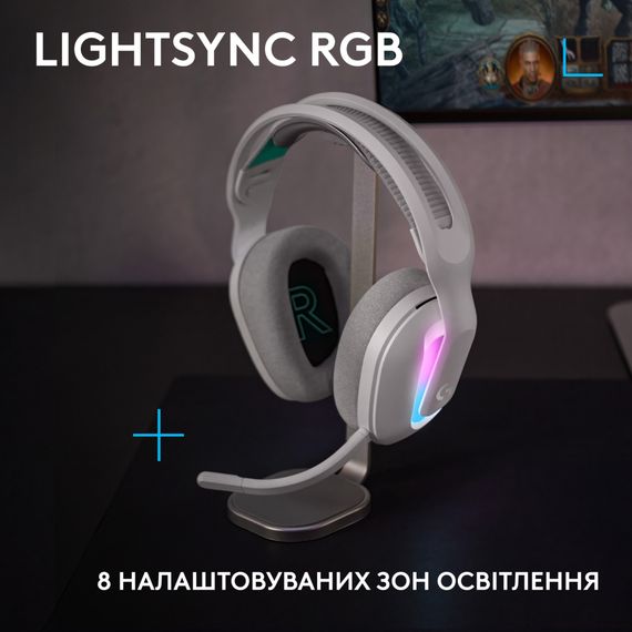 Навушники Logitech G522 Lightspeed Wireless Gaming Headset White (981-001550) | Зображення 3