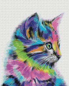 Котик у фарбі