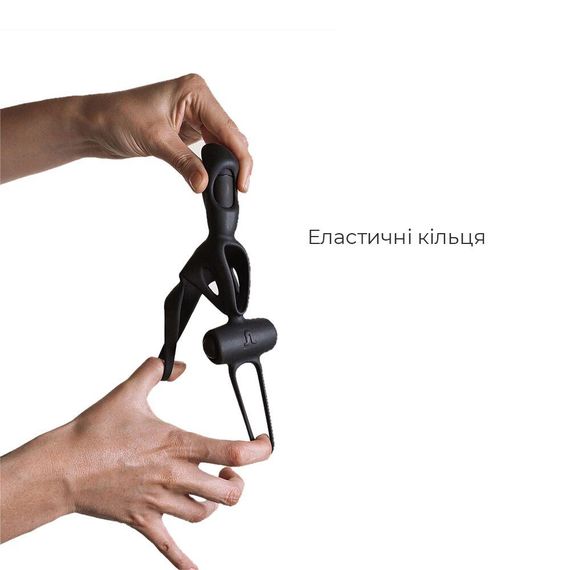 Насадка на член з вібрацією Adrien Lastic Spartacus R, з кільцем для мошонки | Зображення 3