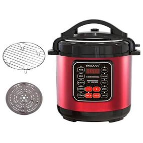 Скороварка 5л 1000Вт SOKANY SK-2402 Красная