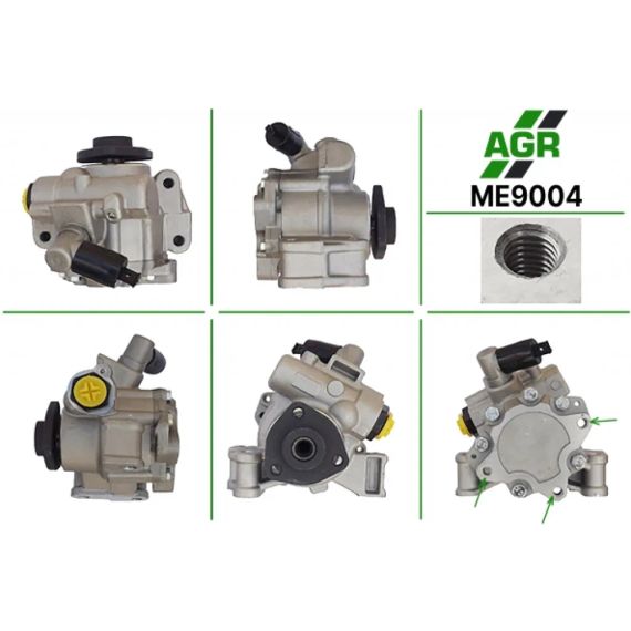 Насос ГУР новый MERCEDES W203 2000-2007, MERCEDES W210 1995-2002, MERCEDES W211 2002-2009, W163, W638