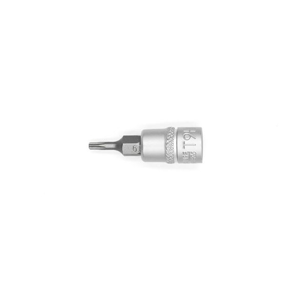 Головка торцева, 1/4IN, з насадкою TX9-HOLE, RED STRIPE | Зображення 1