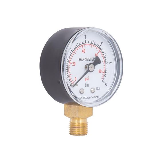 Манометр Thermo Alliance Standart 50 мм 1/4", нижнє під'єднання SD1706B | Зображення 3