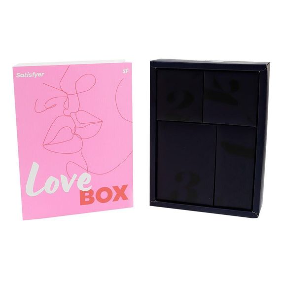 Подарочный набор Satisfyer Love Box, игрушка для него и для нее, белье, мешочек для хранения sexstyle