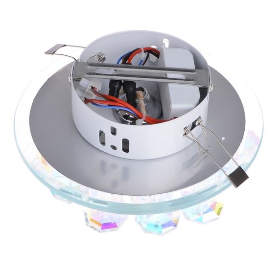 Светильник точечный LED стеклянный HDL-G235 G9+RGB | Зображення 1