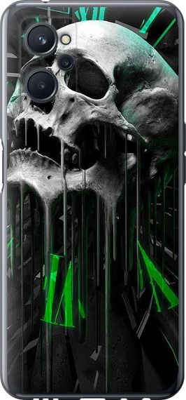 Чехол на Realme 9i Череп-часы "4100u-2705-17620"
