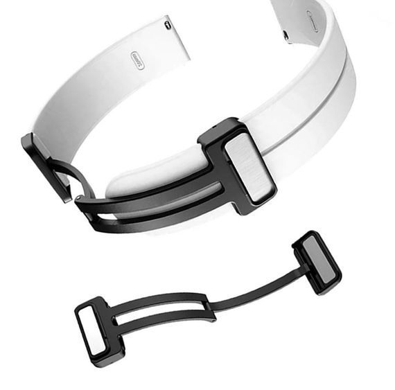 Ремінець Primolux Magnetic Silicone для годинника Huawei Watch GT3 42mm / GT2 42mm - White | Зображення 4