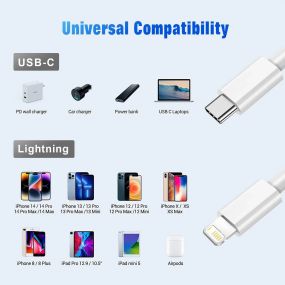 3FT USB to L Кабель для зарядки для iPhone IPad довжина 1 метр