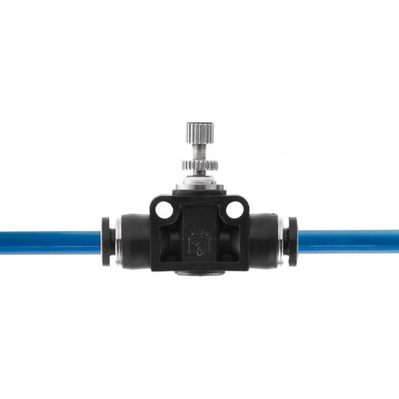 Цангове пряме з'єднання з регулятором, для поліуретанових та ін. шлангів 4*4 мм INTERTOOL PT-2395 | Зображення 3