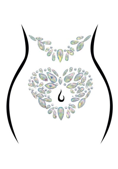 Стрази-прикраси для тіла Leg Avenue Novalie body jewels sticker, наліпки
