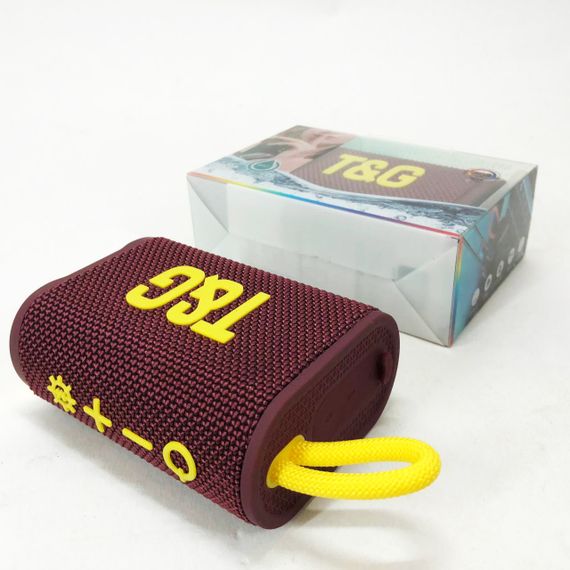 Bluetooth-колонка TG396. Колір: бордовий | Зображення 3